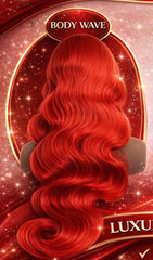 Red Body Wave Luxury Wig 250%